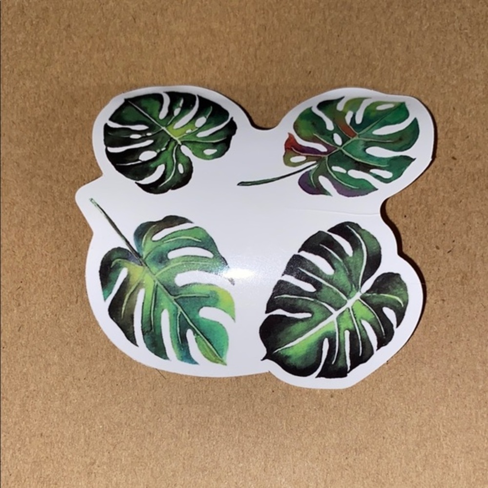 🌈20/$12🌈 Tropical Leaf Sticker